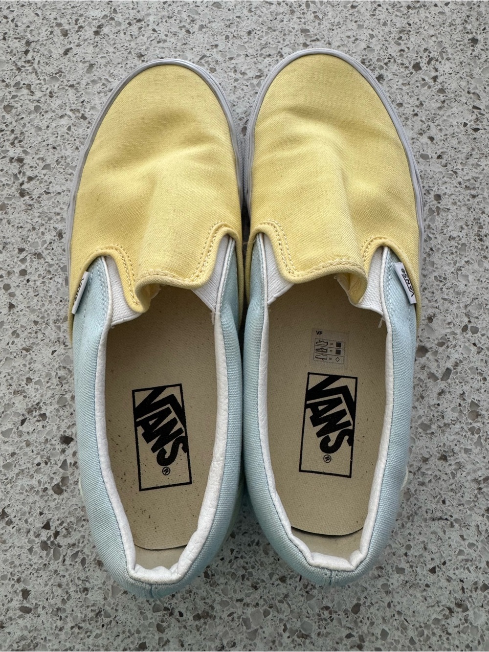 Vans Two-Tone Slip-On Sneakers